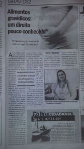 Alimentos Gravídicos - Divulgação Folha do Litoral News, colaboração Leilane Braga.